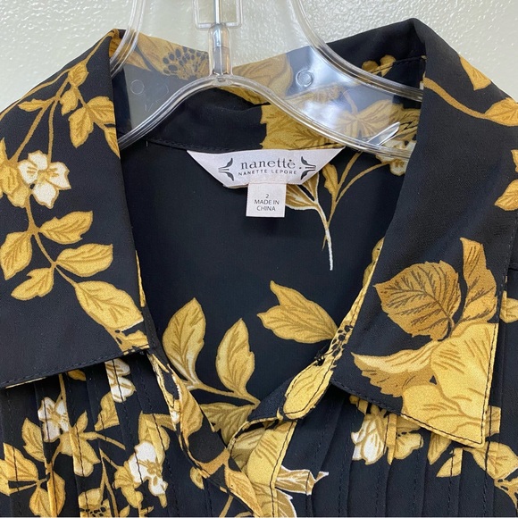 NWT Nanette Lepore Crepe Chiffon Dress Size 2 - Picture 4 of 9